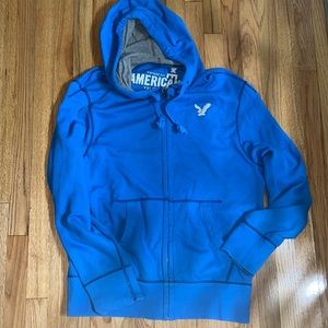American Eagle Mens hooded zip up